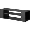 Image de Selsey Wall - Armoire TV avec 2 compartiments, noir, 100 cm