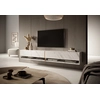 Image de Selsey TV-Lowboard Mirrgo Blanc Marbre avec inserts dorés, largeur 200 cm