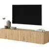 Image de Selsey TV-Lowboard Telire chêne Wotan façade à lamelles largeur 140 cm