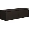 Image de Selsey Bemmi - Meuble TV suspendu, Noir, 100 cm