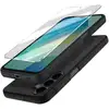Image de Coque pour Samsung Galaxy A16 Silicone Soft Touch et Verre Trempé Noir - Neuf