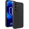 Image de Coque Silicone pour Samsung S24 FE Antichoc avec Intérieur Microfibre Noir - Neuf