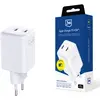 Image de Accessoires - Chargeur 3mk Hyper Charger Pd 45w Gan Qc4+ Pps 2c Super-fast Charge 2.0 Blanc
