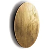 Image de Applique murale LED RING dorée et noire 13 W, blanc chaud 160 lm, bois, dimensions : 35 x 35 x 3,5 cm, IP20, Nowodvorski Lighting