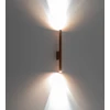 Image de Applique murale LASER cuivre 2xG9x10W en métal, dimensions : 40 x 2,5 x 6,5 cm, IP20, Nowodvorski Lighting