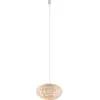 Image de Suspension RATTAN S bois naturel-blanc 1xE27x25W osier / rotin / paille dim. : 160x40x40 cm IP20 Nowodvorski Lighting