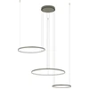 Image de Lustre LED CIRCOLO blanc olive 45 W, blanc chaud, 1 600 lm, aluminium, dimensions : 140 x 125 x 125 cm, IP20, Nowodvorski Lighting