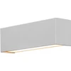 Image de Nowodvorski STRAIGHT Applique LED blanche, acier 6345