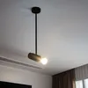 Image de Licht-erlebnisse - Lustre Suspension D'Intérieur Eye Noir Au Design Élégant De Style Moderne Gu10 H:56 Cm - Noir