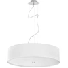 Image de Lustre VIVIANE blanc 3xE27x60W en tissu, dimensions : 108x63x63 cm, IP20, Nowodvorski Lighting