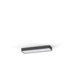 Image de Plafonnier rectangulaire SOFT gris graphite et blanc, 2xT8x16W, en plastique, dimensions : 6x20x63 cm, IP20, Nowodvorski Lighting