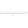 Image de Plafonnier STRAIGHT LED CEILING 120 7600 Nowodvorski