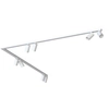 Image de Lampe murale et plafonnier LED Nowodvorski MONO CORNER 7751 acier, blanc