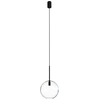 Image de Lustre SPHERE noir 1xE27x40W en verre, dimensions : 130x20x20 cm, IP20, Nowodvorski Lighting