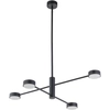 Image de Lustre ORBIT noir 4xGX53x8W en métal, dimensions : 77,5 x 84,5 x 84,5 cm, IP20, Nowodvorski Lighting