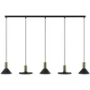 Image de Lustre HERMANOS laiton-noir 5xGU10x10W laiton, dimensions : 130x132x20 cm, IP20, Nowodvorski Lighting
