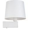 Image de Applique CHILLIN blanche 1xE27x40W en tissu, dimensions : 25x20x22 cm, IP20, Nowodvorski Lighting