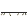 Image de Spot EYE laiton-noir 6xGU10x10W métal, dimensions : 10x119x7 cm, IP20, Nowodvorski Lighting