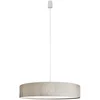 Image de Lustre TURDA gris-argenté 3xE27x25W, tissu, dimensions : 110x65x65 cm, IP20, Nowodvorski Lighting