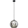Image de Lustre POLARIS noir-chromé 1xE27x60W, verre, dimensions : 150x25x25 cm, IP20, Nowodvorski Lighting