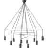 Image de Lustre IMBRIA noir 10xGU10x35W en m ©tal, dimensions : 130x125x125 cm, IP20, Nowodvorski Lighting