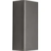 Image de Applique murale BERGEN grise 2xGU10x35W en métal, dimensions : 23x11x7 cm, IP20, Nowodvorski Lighting
