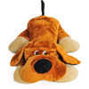 Image de Grand chien en peluche long 110cm brun