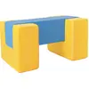Image de Passerelle set de 3 grands blocs de mousse Passerelle set de 3 grands blocs de mousse (couleur : jaune, bleu)