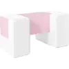 Image de Passerelle+lancer set de grands blocs de mousse Passerelle+lancer set de grands blocs de mousse (couleur : blanc, rose (pastel))