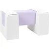 Image de Passerelle+sorte de grands blocs de mousse Passerelle+sorte de grands blocs de mousse (couleur : blanc, lilas)