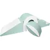 Image de Bridge set de 4 grands blocs de mousse Bridge set de 4 grands blocs de mousse (couleur : blanc, menthe)