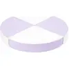 Image de Roue de 4 grands blocs de mousse Roue de 4 grands blocs de mousse (couleur : blanc, lilas)