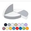 Image de Roue de 4 grands blocs de mousse Roue de 4 grands blocs de mousse (couleur : blanc, menthe)