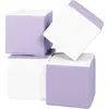 Image de Cubes set de 4 blocs en mousse Cubes set de 4 blocs en mousse (couleur : blanc, lilas)