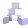 Image de Cubes set de 8 blocs en mousse Cubes set de 8 blocs en mousse (couleur : blanc, lilas)