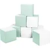 Image de Cubes set de 8 blocs en mousse Cubes set de 8 blocs en mousse (couleur : blanc, menthe)