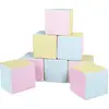 Image de Cubes set de 8 blocs en mousse Cubes set de 8 blocs en mousse (couleur : rose, bleu, jaune (pastel))