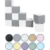 Image de Cubes set de 12 blocs en mousse Cubes set de 12 blocs en mousse (couleur : blanc)