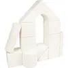Image de Jeu de 11 grands blocs en mousse, bukla Jeu de 11 grands blocs en mousse, bukla (couleur : écru/beige)