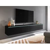Image de Meuble TV avec éclairage LED blanc 180 cm WILLA D   noir