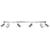 Image de Plafonnier RING 6L chrome 6xGU10 10W acier 16x6x118cm Sollux Lighting