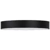 Image de Plafonnier SKALA 100 noir 6xE27 15W tissu/verre/acier 20x100x100cm Sollux Lighting