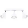 Image de Plafonnier ELBA 3 blanc 3xE27 15W acier 18.5x24x59cm Sollux Lighting
