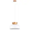 Image de Lampe suspendue MARION blanc 1xE27 15W bois/acier 130x29.5x29.5cm Sollux Lighting