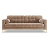 Image de Canapé 4 Places En Velours Beige