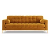 Image de Canapé 4 Places En Velours Jaune