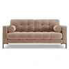 Image de Canapé 2 Places En Velours Beige