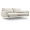 Image de Canapé 4 Places En Tissu Structurel Beige Clair