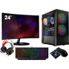 Image de VIST PC Gaming Ryzen 7 5700G - RAM 16Go - RX VEGA8 - SSD 1To M.2 - LCD 24 - WIFI - Windows 11 Pro