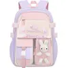 Image de eCa PL163FIO Sac à dos scolaire universel RABBIT avec poches et éléments réfléchissants, 35 l, violet